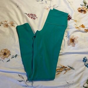 Lululemon leggings in Maldives green - size 2